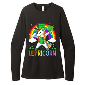 Lepricorn Unicorn St Patricks Day Girl Lucky Womens CVC Long Sleeve Shirt