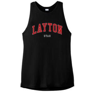 Layton Utah Style Ladies PosiCharge Tri-Blend Wicking Tank