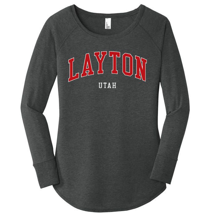 Layton Utah Style Women's Perfect Tri Tunic Long Sleeve Shirt