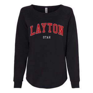 Layton Utah Style Womens California Wash Sweatshirt