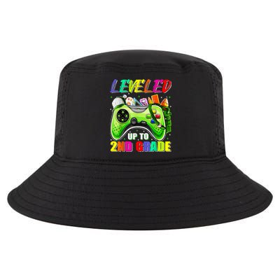 Leveled Up To 2nd Grade Gamer Back To School First Day Boys Cool Comfort Performance Bucket Hat