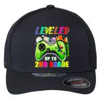Leveled Up To 2nd Grade Gamer Back To School First Day Boys Flexfit Unipanel Trucker Cap