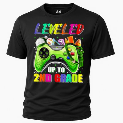 Leveled Up To 2nd Grade Gamer Back To School First Day Boys Performance Shirt