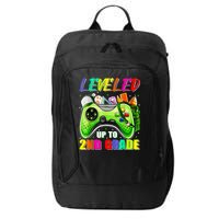 Leveled Up To 2nd Grade Gamer Back To School First Day Boys City Backpack