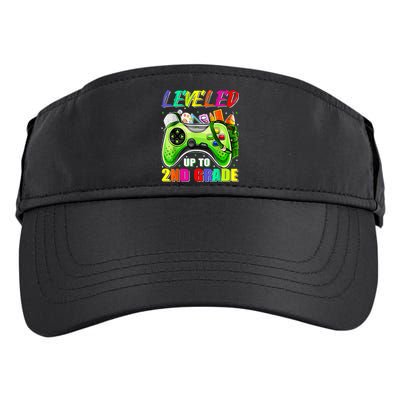 Leveled Up To 2nd Grade Gamer Back To School First Day Boys Adult Drive Performance Visor