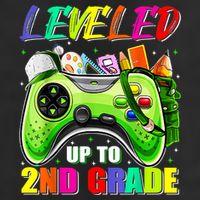 Leveled Up To 2nd Grade Gamer Back To School First Day Boys Adult Drive Performance Visor