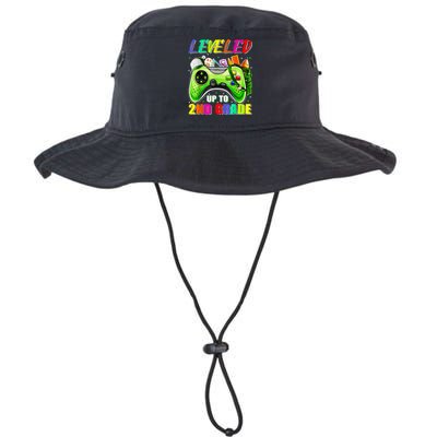 Leveled Up To 2nd Grade Gamer Back To School First Day Boys Bucket Hat