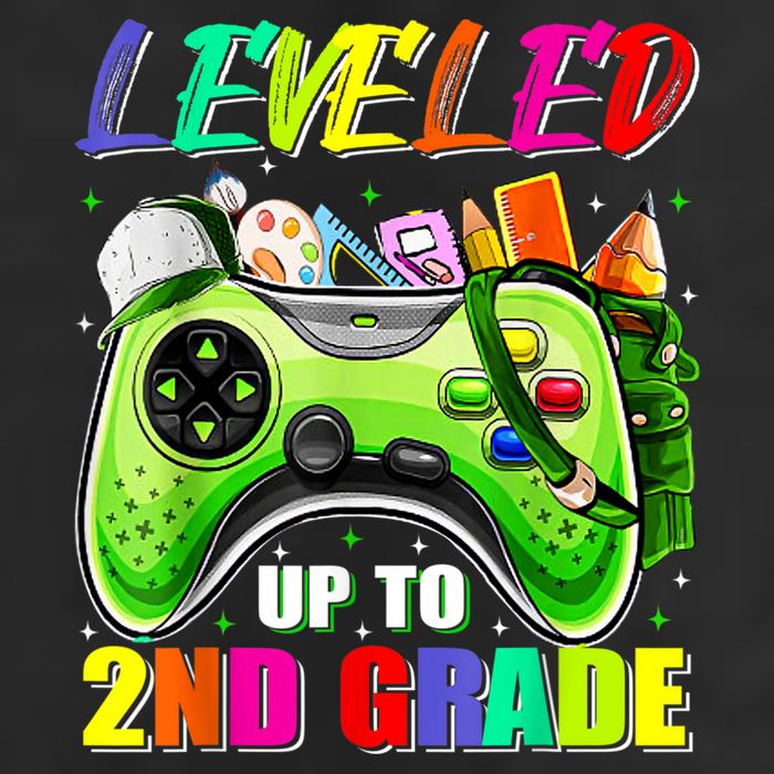 Leveled Up To 2nd Grade Gamer Back To School First Day Boys Golf Towel