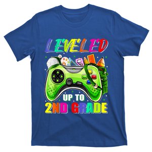 Leveled Up To 2nd Grade Gamer Back To School First Day Boys T-Shirt