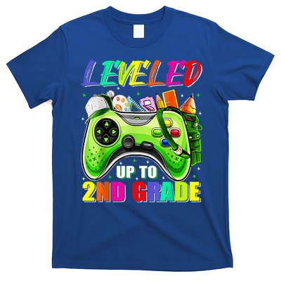 Leveled Up To 2nd Grade Gamer Back To School First Day Boys T-Shirt