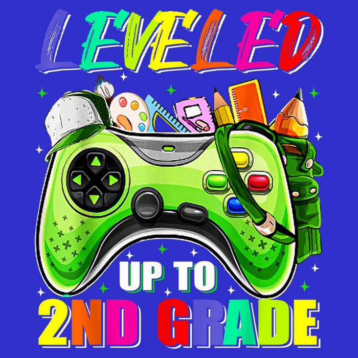 Leveled Up To 2nd Grade Gamer Back To School First Day Boys Button