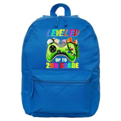 Leveled Up To 2nd Grade Gamer Back To School First Day Boys 16 in Basic Backpack
