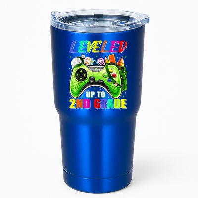 Leveled Up To 2nd Grade Gamer Back To School First Day Boys Tumbler
