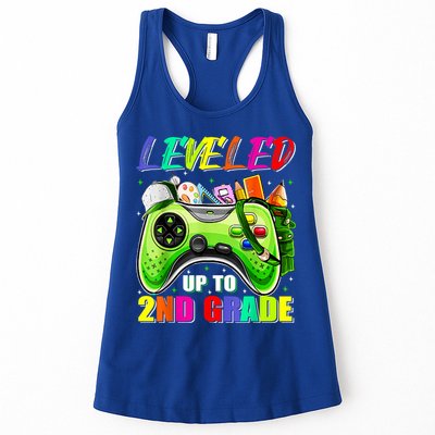 Leveled Up To 2nd Grade Gamer Back To School First Day Boys Womens Tank Top