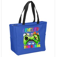 Leveled Up To 2nd Grade Gamer Back To School First Day Boys Zip Tote Bag
