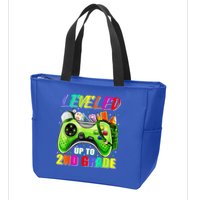 Leveled Up To 2nd Grade Gamer Back To School First Day Boys Zip Tote Bag