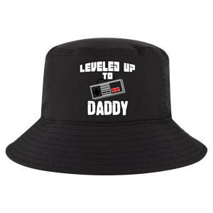 Leveled Up To Daddy Dad Fathers Day Dad Cute Gift Cool Comfort Performance Bucket Hat