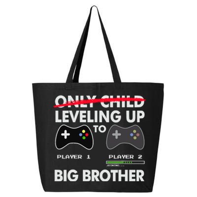 Leveling Up To Big Brother Video Game Player 25L Jumbo Tote