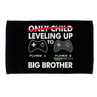 Leveling Up To Big Brother Video Game Player Microfiber Hand Towel