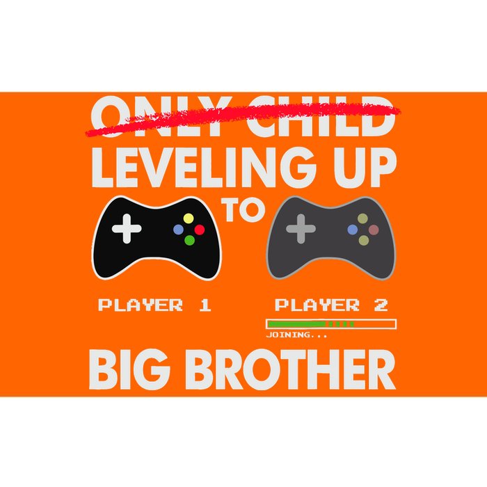 Leveling Up To Big Brother Video Game Player Bumper Sticker