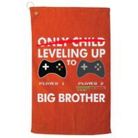 Leveling Up To Big Brother Video Game Player Platinum Collection Golf Towel