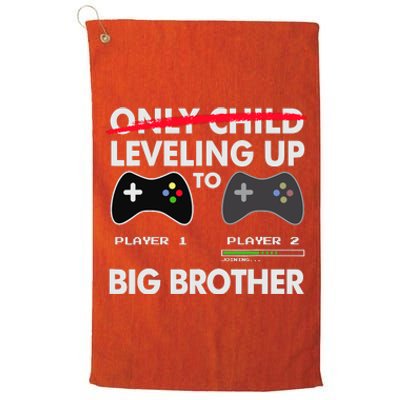 Leveling Up To Big Brother Video Game Player Platinum Collection Golf Towel