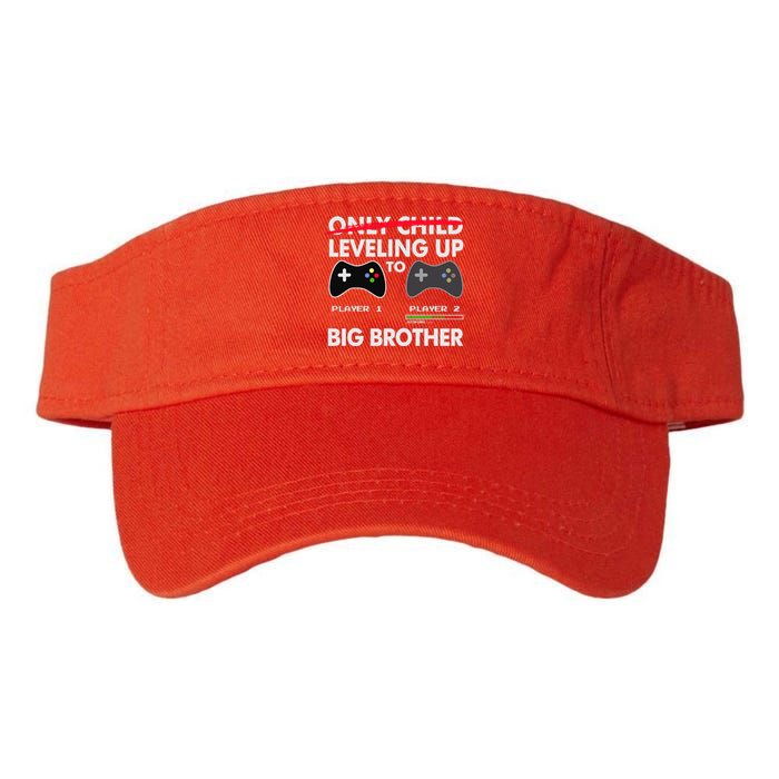 Leveling Up To Big Brother Video Game Player Valucap Bio-Washed Visor