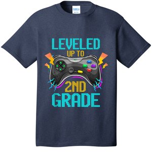 Leveled Up To 2nd Grade Video Gamer Back To School Boy Kid T-Shirt