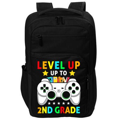Level Up To 2nd Grade Team Second Grade Impact Tech Backpack