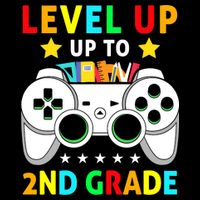 Level Up To 2nd Grade Team Second Grade Backpack