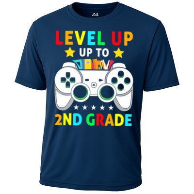 Level Up To 2nd Grade Team Second Grade Performance Shirt