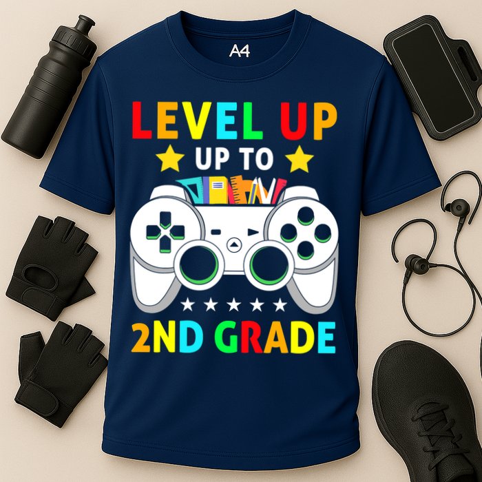 Level Up To 2nd Grade Team Second Grade Performance Shirt
