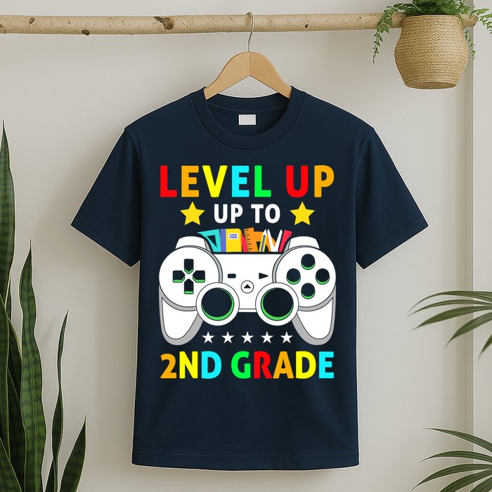 Level Up To 2nd Grade Team Second Grade T-Shirt