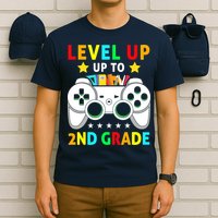 Level Up To 2nd Grade Team Second Grade T-Shirt