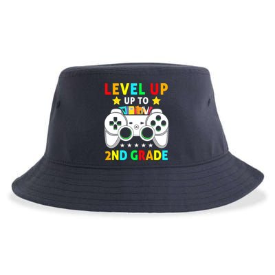 Level Up To 2nd Grade Team Second Grade Sustainable Bucket Hat