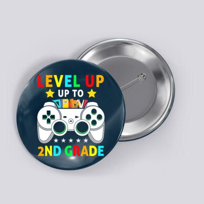 Level Up To 2nd Grade Team Second Grade Button