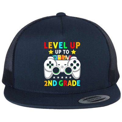 Level Up To 2nd Grade Team Second Grade Flatbill Hat
