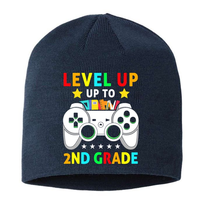 Level Up To 2nd Grade Team Second Grade Sustainable Beanie