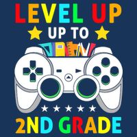 Level Up To 2nd Grade Team Second Grade 16 in Basic Backpack
