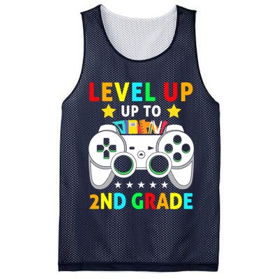 Level Up To 2nd Grade Team Second Grade Mesh Reversible Basketball Jersey Tank