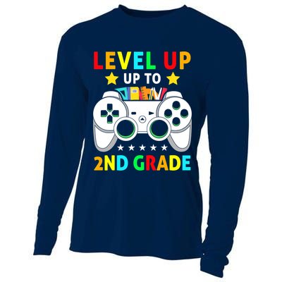 Level Up To 2nd Grade Team Second Grade Cooling Performance Long Sleeve Crew