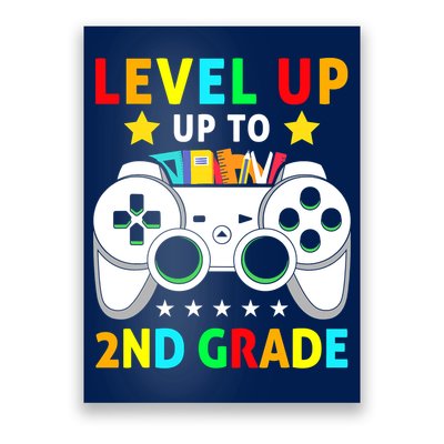 Level Up To 2nd Grade Team Second Grade Poster