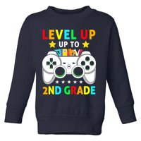 Level Up To 2nd Grade Team Second Grade Toddler Sweatshirt
