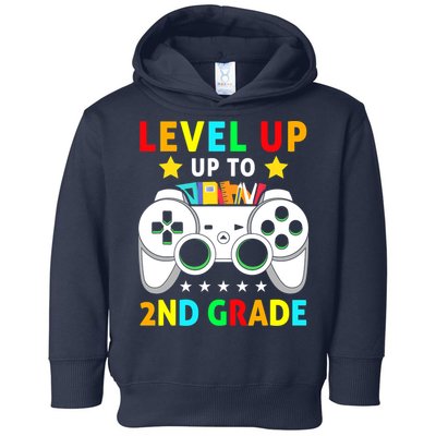 Level Up To 2nd Grade Team Second Grade Toddler Hoodie