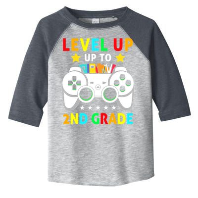 Level Up To 2nd Grade Team Second Grade Toddler Fine Jersey T-Shirt