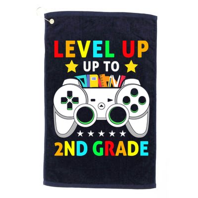 Level Up To 2nd Grade Team Second Grade Golf Towel