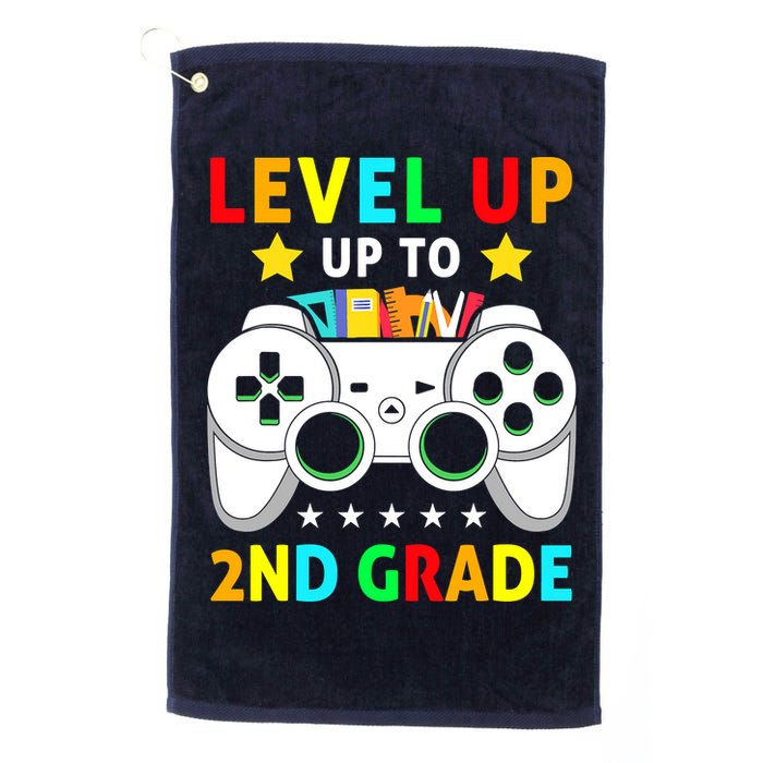 Level Up To 2nd Grade Team Second Grade Golf Towel