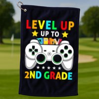 Level Up To 2nd Grade Team Second Grade Golf Towel