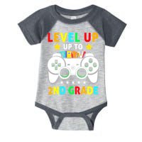 Level Up To 2nd Grade Team Second Grade Infant Baby Jersey Bodysuit