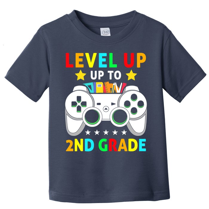 Level Up To 2nd Grade Team Second Grade Toddler T-Shirt